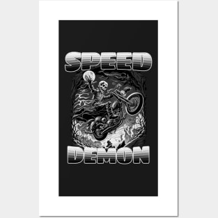 Speed Demon Motorcycle Posters and Art